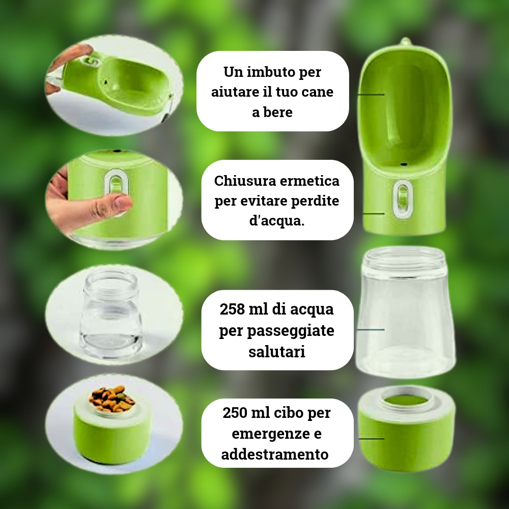 Bundle Premium Bottiglia d'acqua per cani™ 